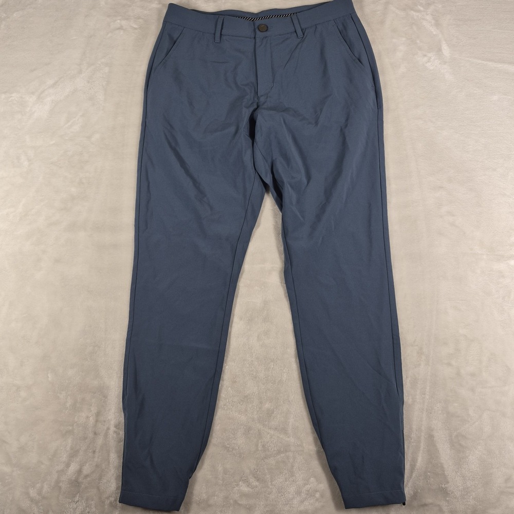 Primo Golf Jogger‎ Pants Men's 32x29 Regular Blue Performance Stretch Ankle Zip